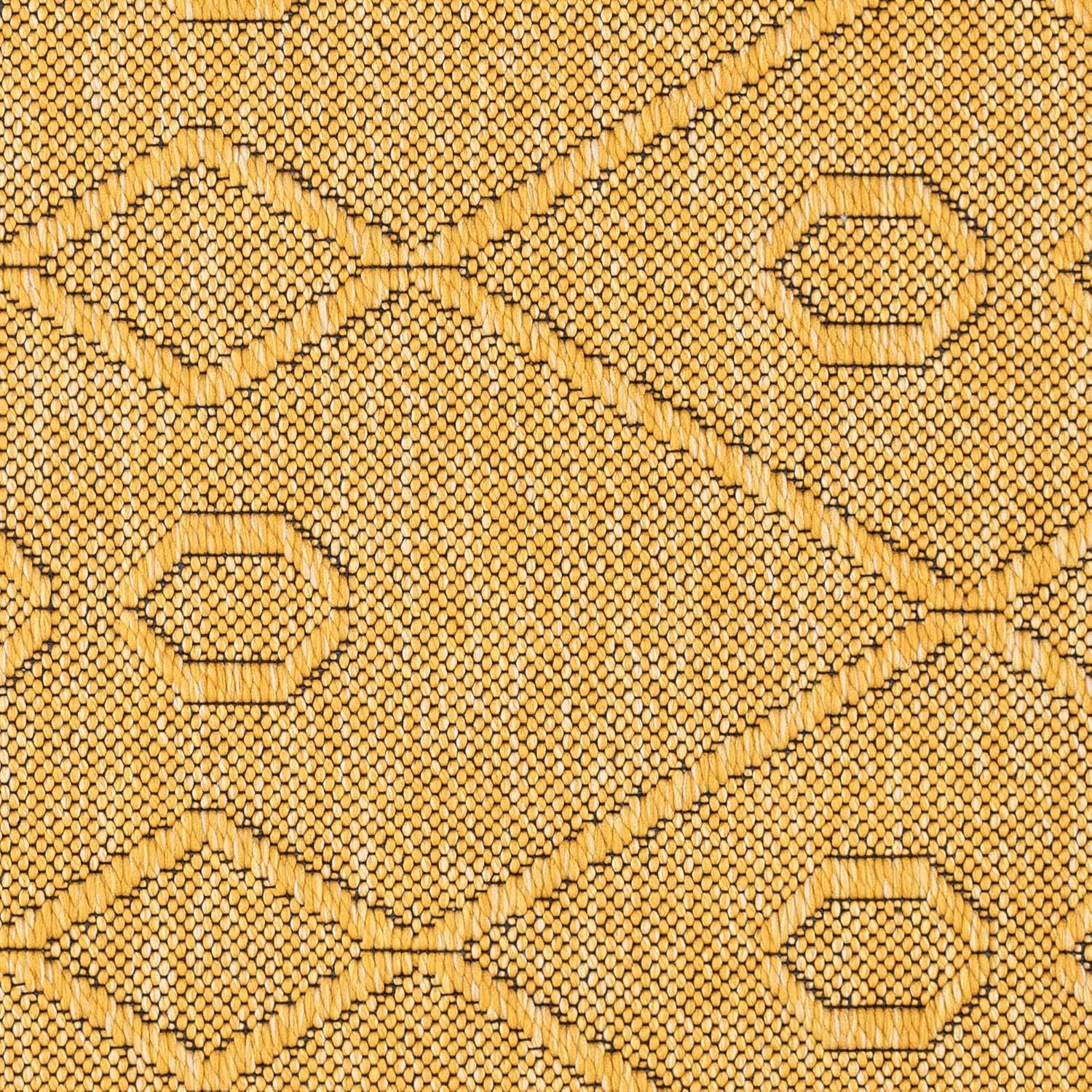 Alfombra de pasillo lavable a máquina y antideslizante de 2 x 8 pies para pasillo, entrada, cocina  70% algodón, dorado 2 pies 3 pulgadas x 7 pies 7