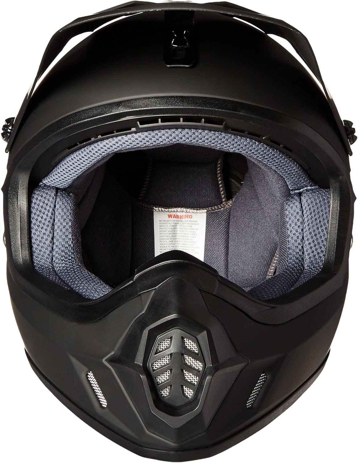 HJC CS-MX II – Casco de motocicleta (negro mate, mediano)