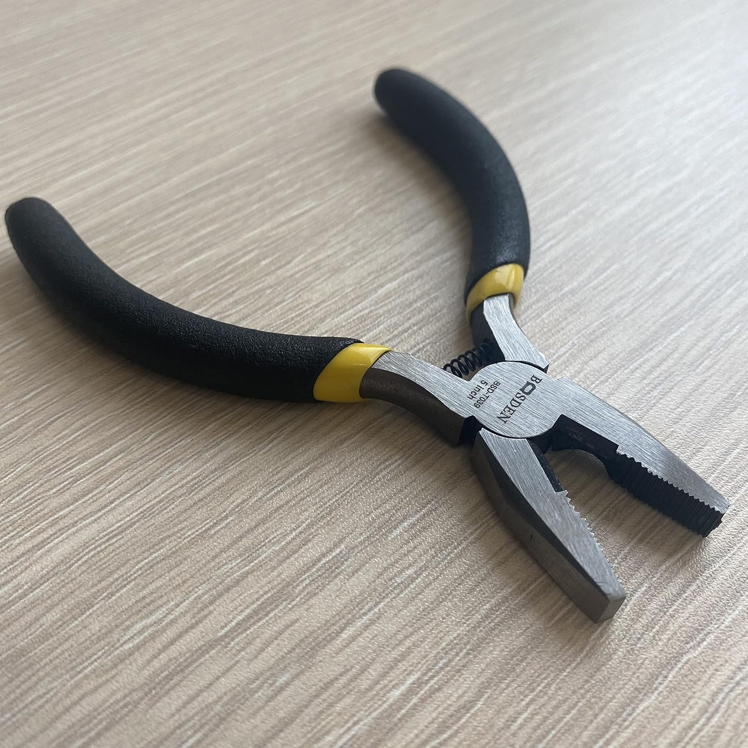 BOOSDEN Mini Lineman’s – Alicates de corte de 5 pulgadas de alto apalancamiento, alicates de corte lateral para trabajo de electricista o