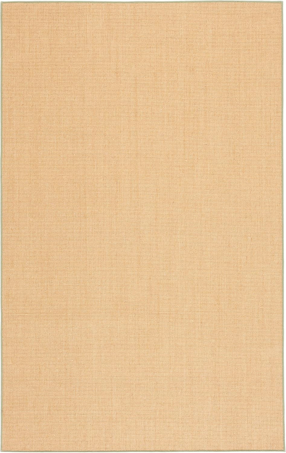 Martha Stewart Collection by SAFAVIEH MSR9501E – Alfombra de sisal y yute de 5 x 7 pies, color naturalverde