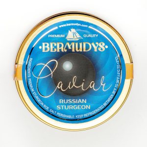 Bermudys Osetra Caviar, 3.53 oz de estaño. Noble Ossetra Caviar Negro Malossol Acipenser Gueldenstaedtii Roe Bermudys Osetra Caviar, 3.53 oz de estaño. Noble Ossetra Caviar Negro Malossol Acipenser Gueldenstaedtii Roe