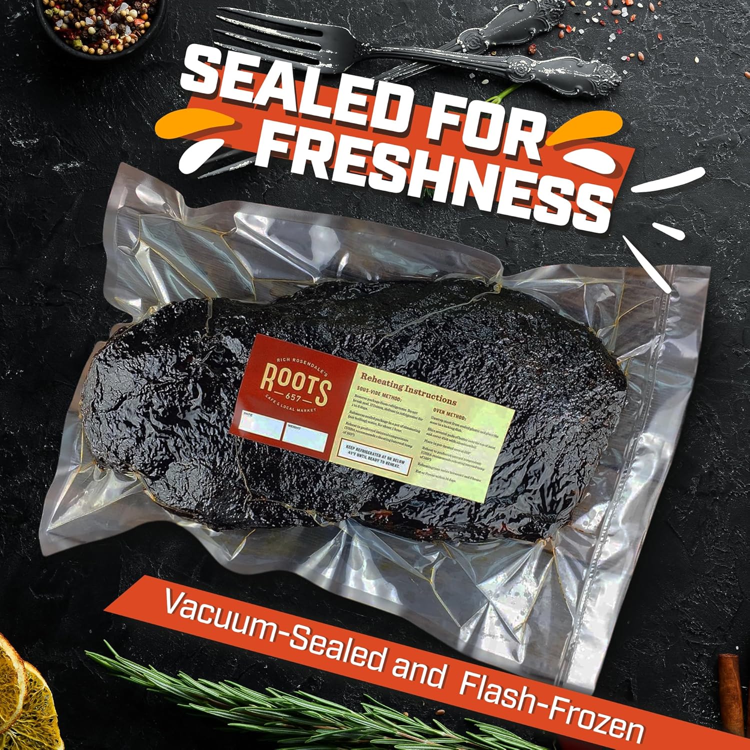 Roots Renowned Pechuga ahumada de 18 horas de 8-10 libras, totalmente cocida, Master Chef preparado y enfriado, perfecto para cenas festivas, regalos