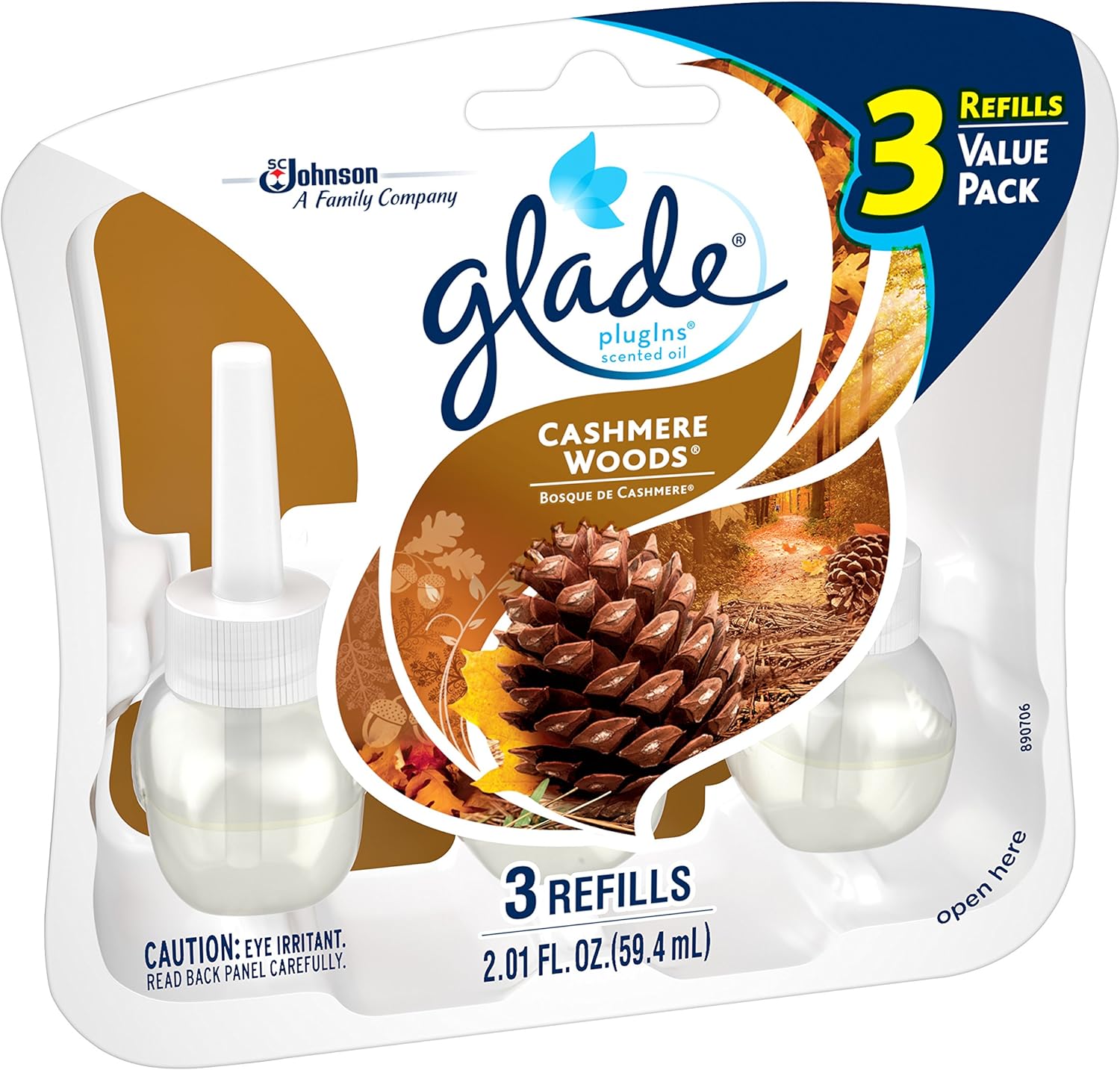 Ambientador Glade Plugins con aceite aromático, repuestos y calentador, SYNCHKG108156, 1, 1