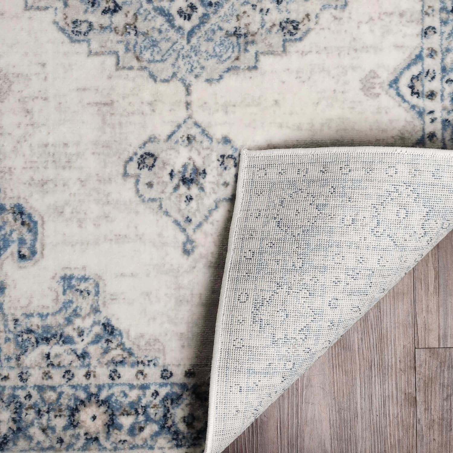 SUPERIOR Demelza – Alfombra interior con respaldo de algodón, perfecta para pasillos, entrada, oficina, sala de estar, madera dura, azulejos o