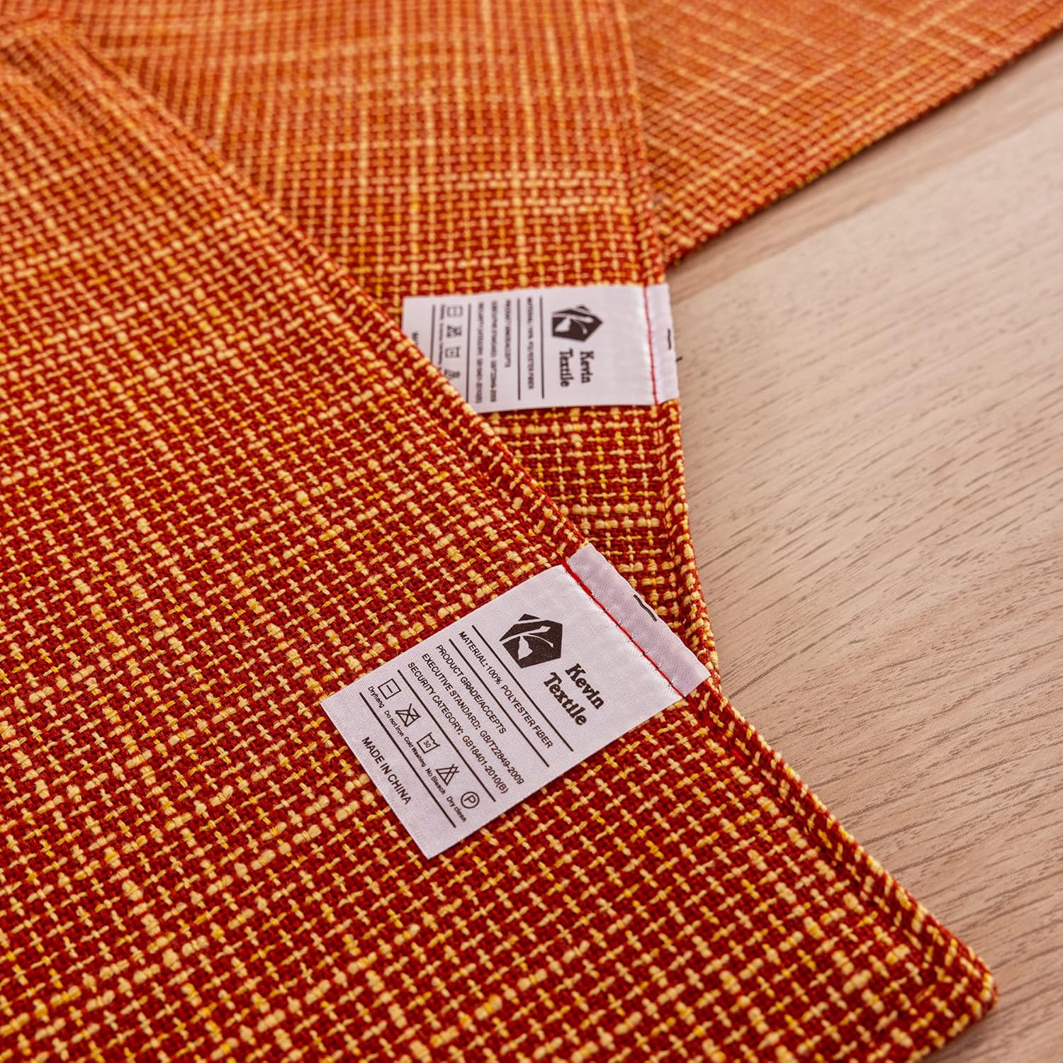 Kevin Textile – Juego de 6 manteles individuales de otoño resistentes al calor, manteles individuales decorativos para mesa de comedor, cocina,