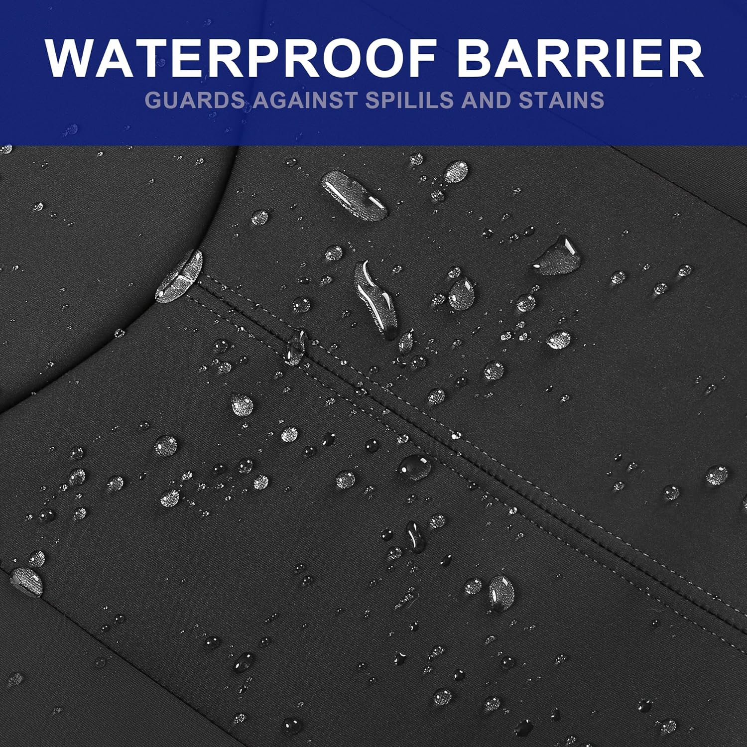 Funda impermeable para asiento de automóvil, fundas de asiento de neopreno para automóviles, fundas interiores de automóvil compatibles con banco