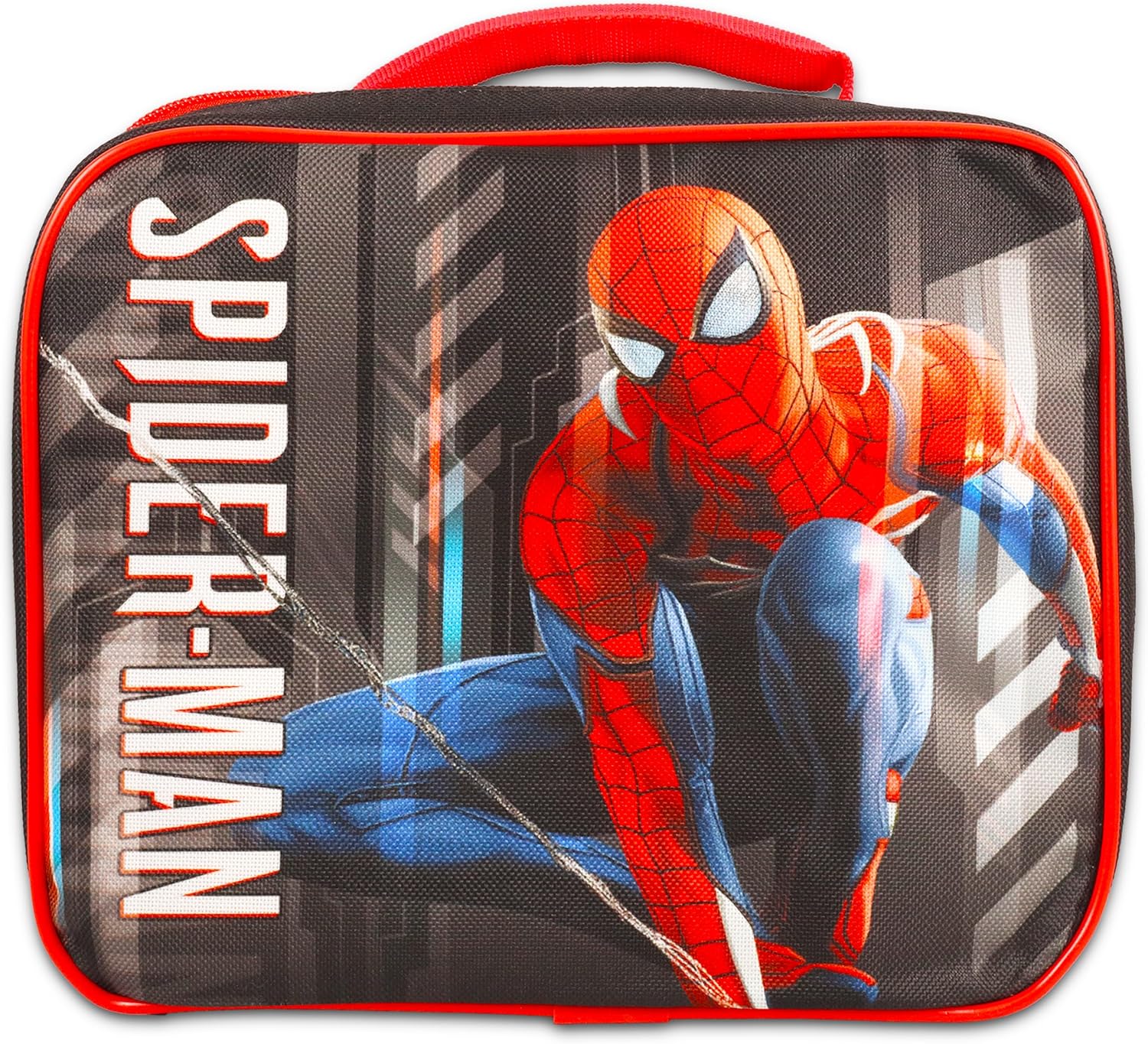 Spiderman – Fiambrera para actividades de viaje con libro para colorear y calcomanías para niños y niñas