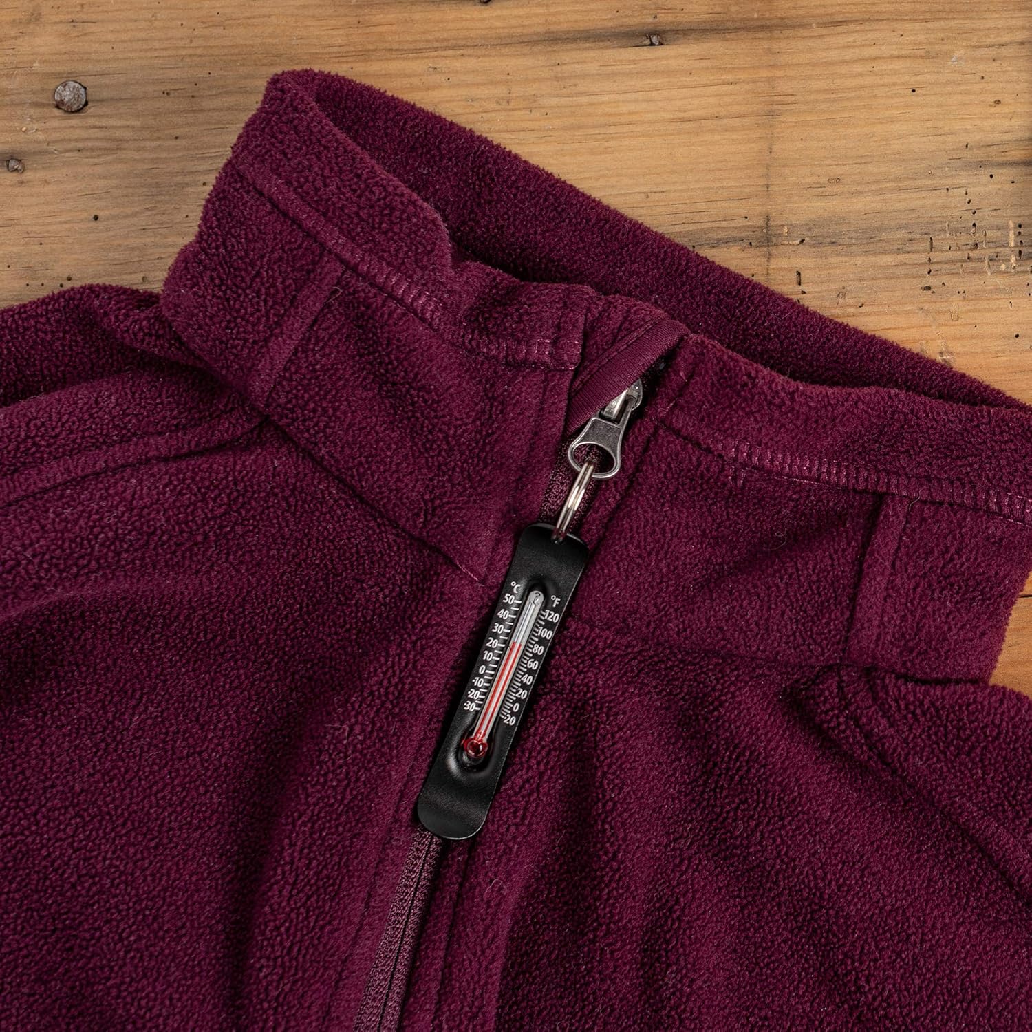 Sun Company Brrr-ometer – Termómetro con cremallera para deportes de nieve para chaqueta, parka o mochila  Mini termómetro llavero de esquí y