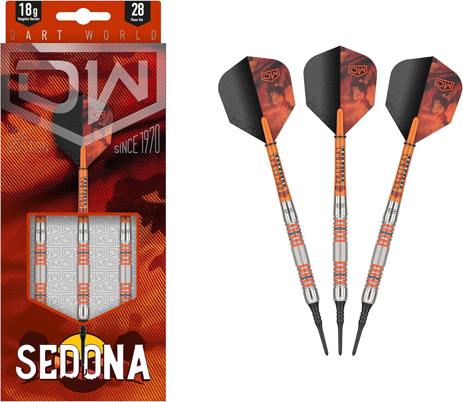Sedona Soft Tip 11, precisión equilibrada, precisa y duradera, perfecta para jugadores profesionales y recreativos