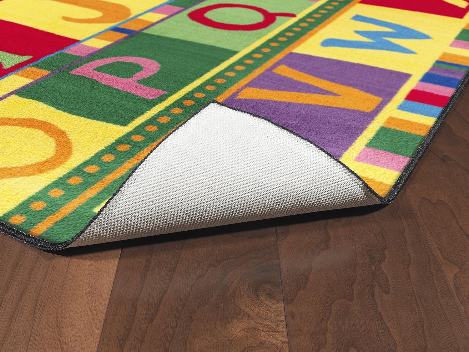 Alfombras Flagship Carpets, modelo ABC, colección económica, fácil cuidado, lavable para aula educativa de niños, Multicolor, 1