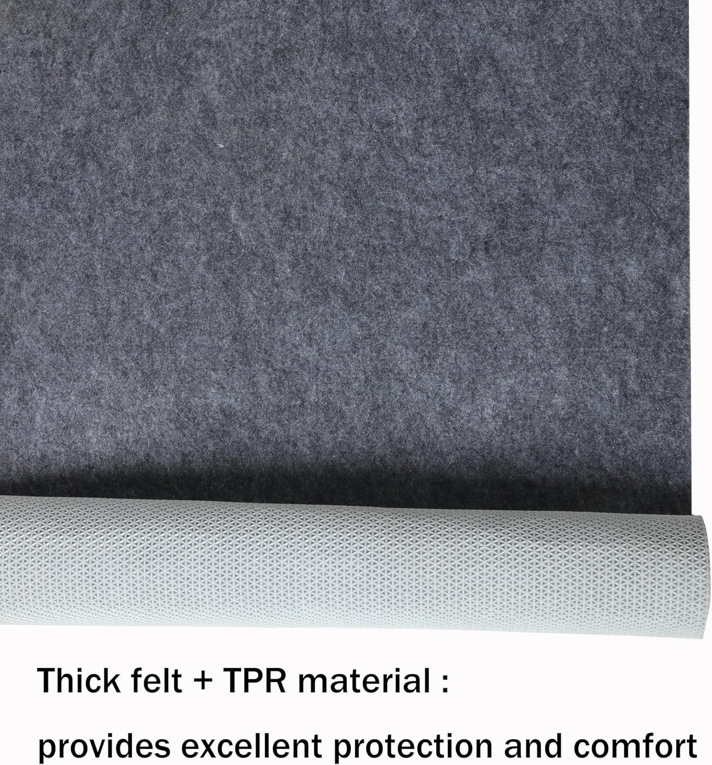 Almohadilla de alfombra 100% impermeable, tapete de área extra grande de 6 x 9 pies, antideslizante, para todos los pisos y acabados, almohadilla de