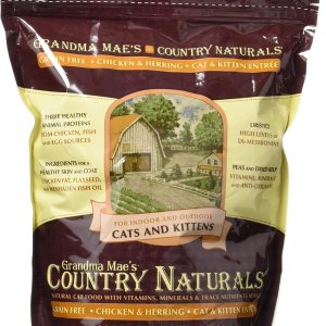 Grandma Mae’s Country Naturals Comida seca para gatos y gatitos sin cereales, receta de pollo y arenque de 3 libras Grandma Mae’s Country Naturals Comida seca para gatos y gatitos sin cereales, receta de pollo y arenque de 3 libras