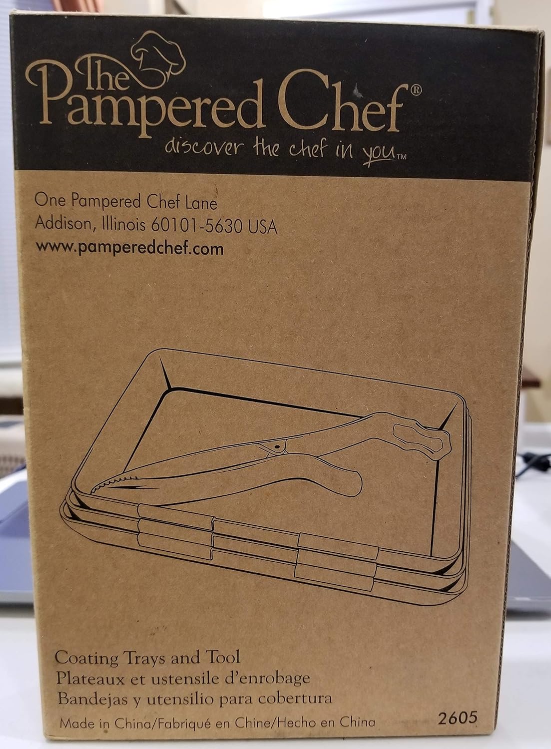 Bandejas y herramientas de revestimiento Pampered Chef