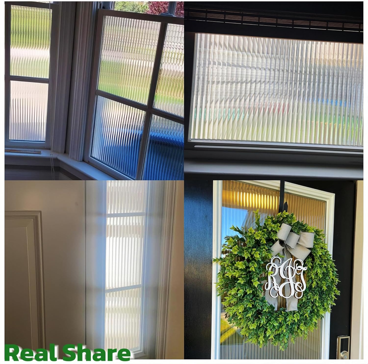 Película de privacidad para ventana, vidrio esmerilado, película decorativa 3D para ventana, control de calor, bloqueo UV, adhesivo para baño, sala