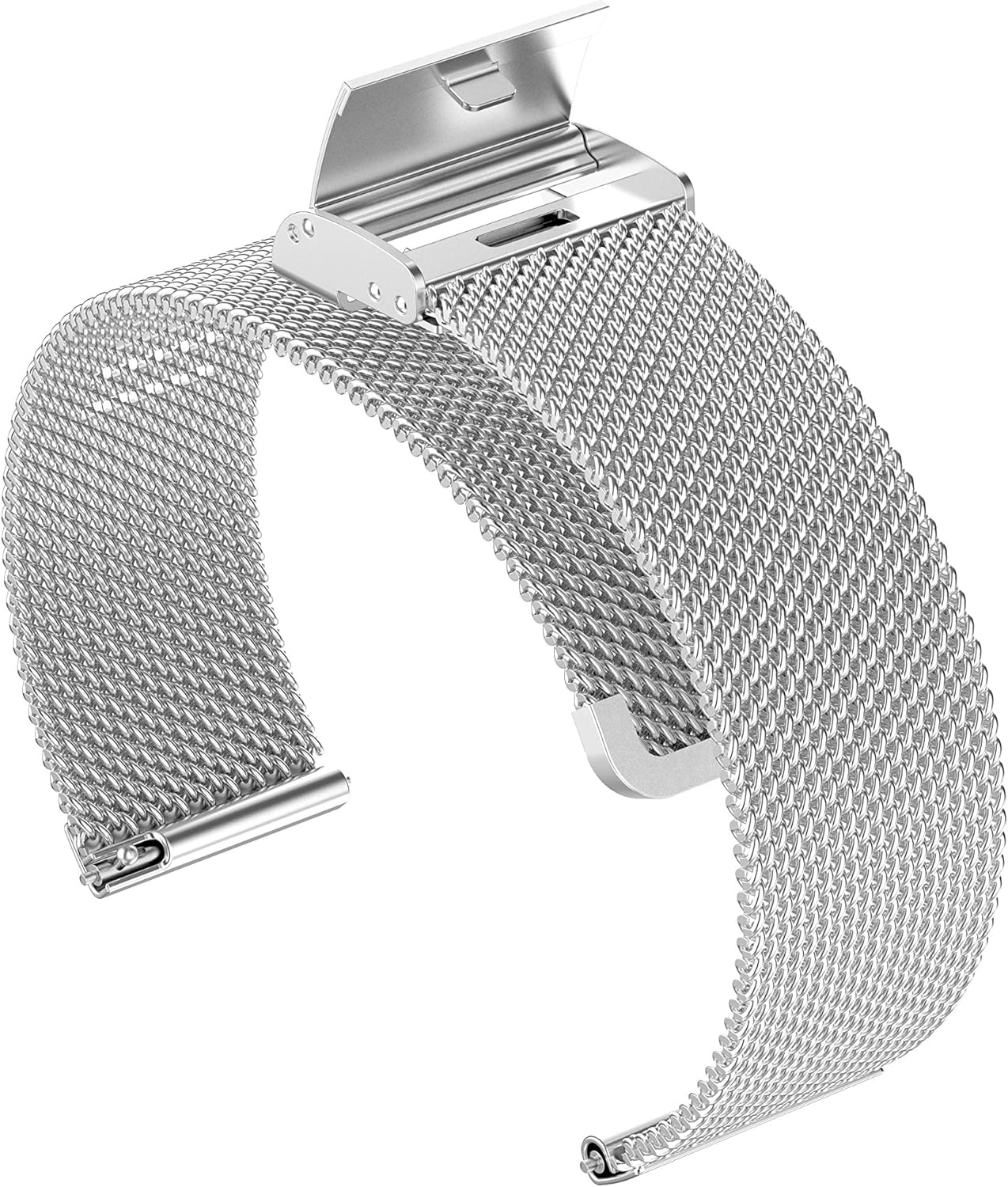 Chofit Correa de malla metálica de acero inoxidable compatible con Amzhero IDW13IDW16IDW19Runfit-2 correas de reloj para mujeres y hombres, correa