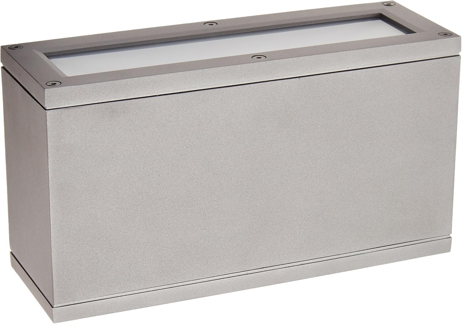 WAC Lighting WS-W2510-GH Rubix – Lámpara de pared LED rectangular para exteriores, tamaño único, blancografito