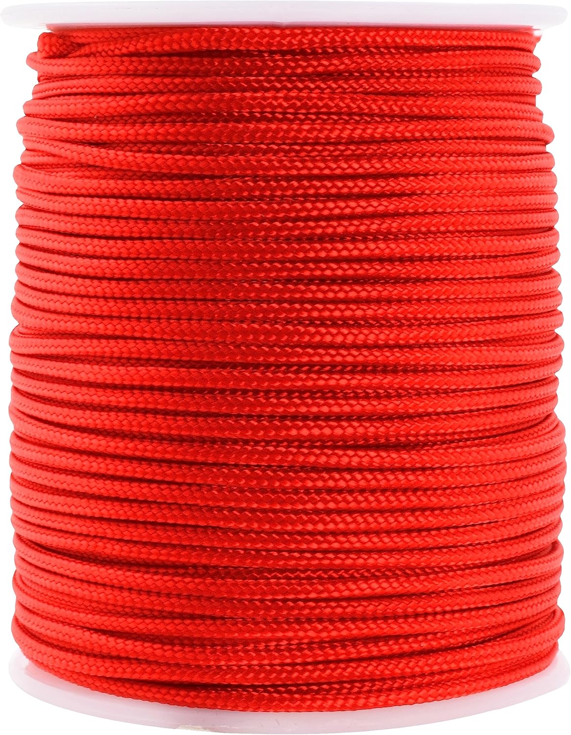 Mandala Crafts Cordón de satén de nailon  Cordón de nailon de 0.079 pulgadas para hacer joyas  Cuerda de nailon trenzado de satén de nailon trenzado