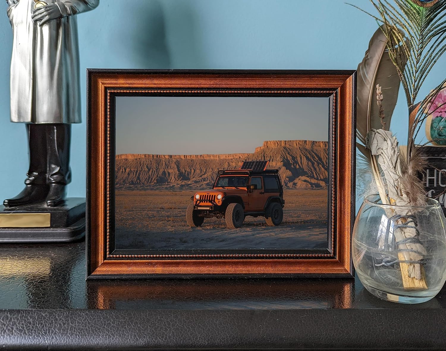 Craig Frames Marco de fotos personalizado hecho a pedido con vidrio, cualquier tamaño de 4 x 4 a 12 x 18 pulgadas (incrementos de 0.25 pulgadas),
