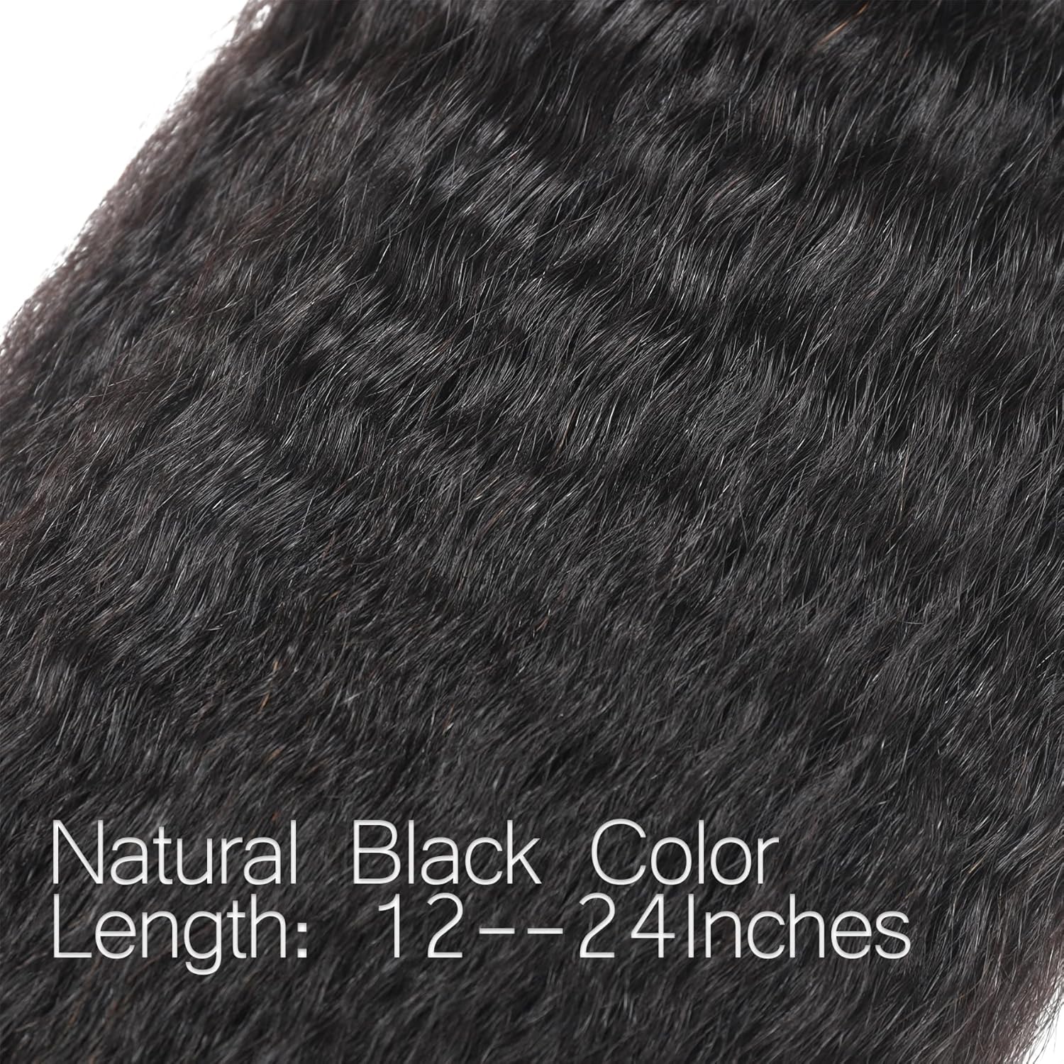 LANWIUKU Extensiones de cabello humano real tipo afro con clip, 10 unidades, 4.23 onzas (4.23 oz), color negro natural 1B, extensiones de cabello