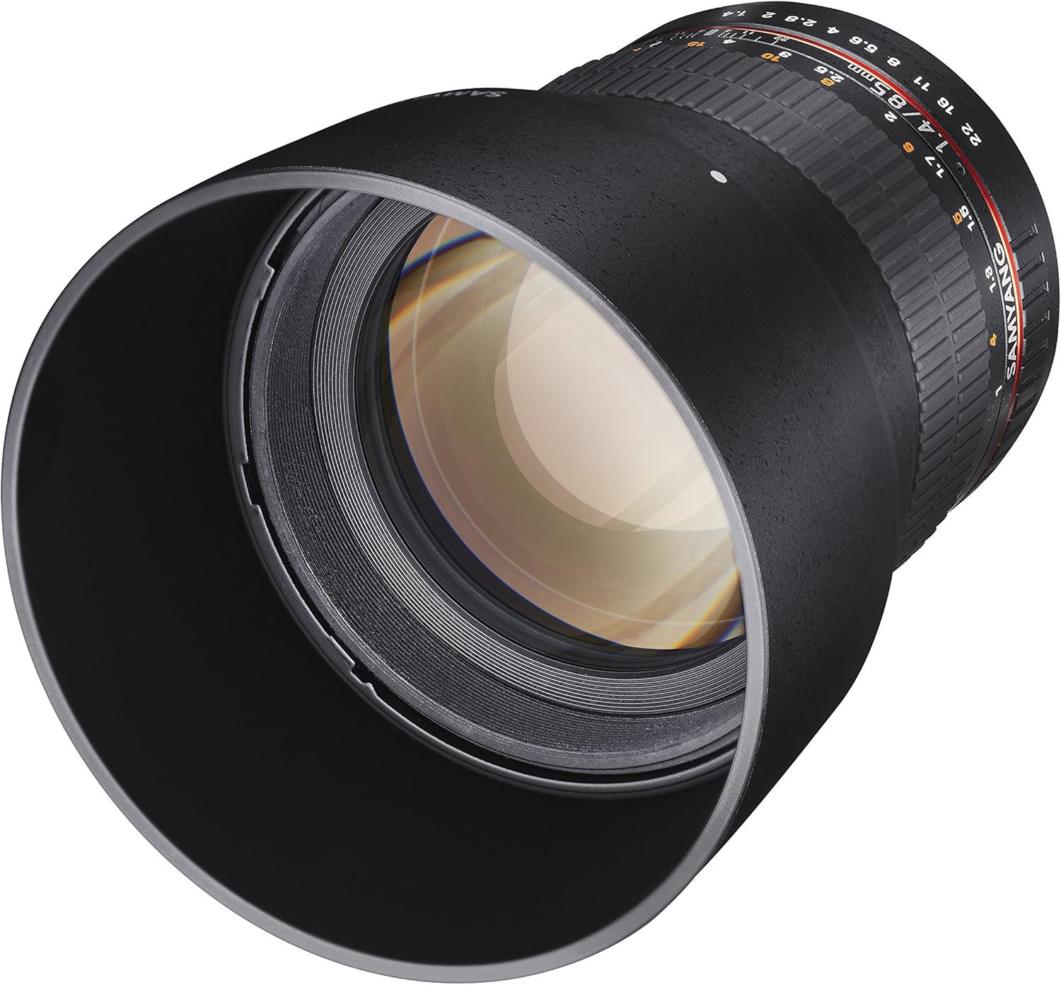 Lente Samyang, F1.4 de 3.35 pulgadas