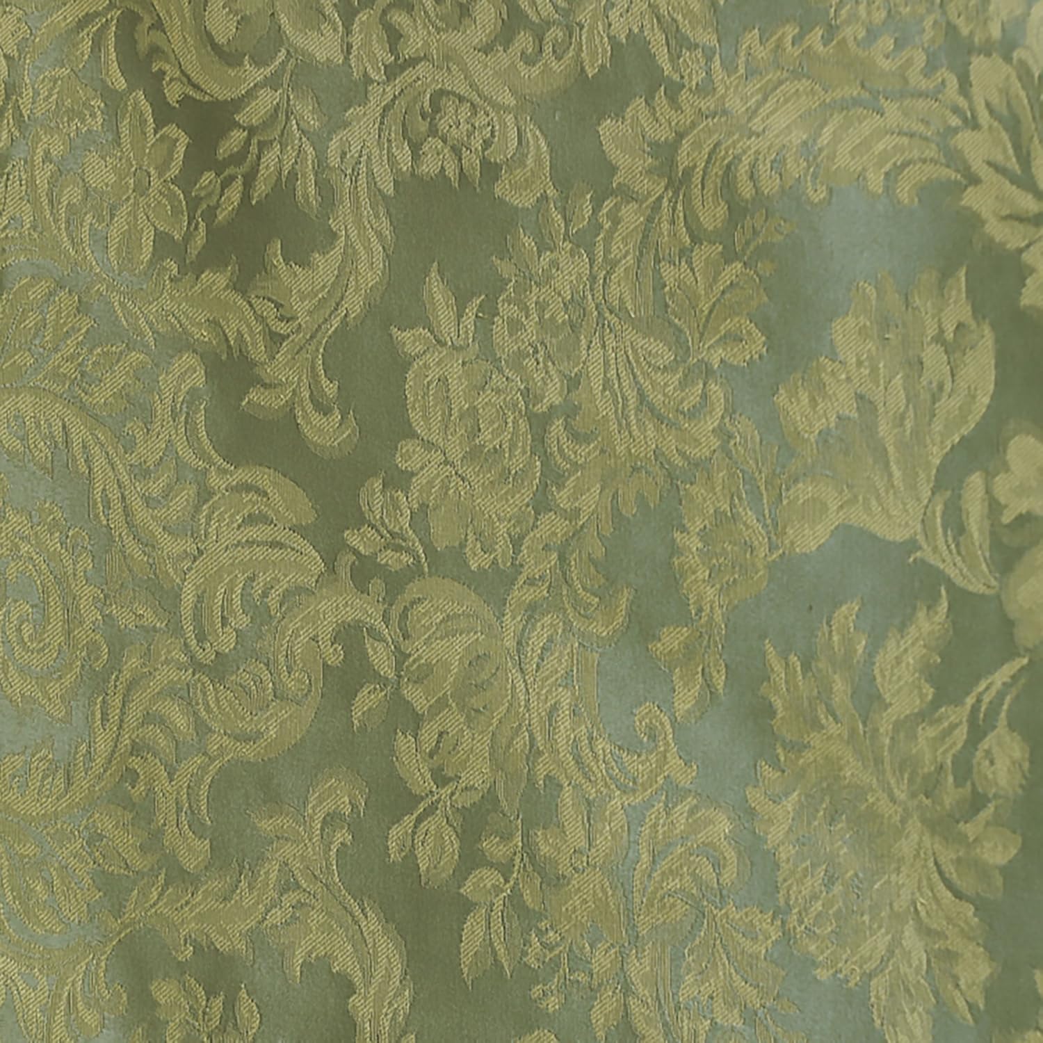 ULTIMATE TEXTILE Miranda – Mantel redondo de damasco de 84 pulgadas, color verde salvia