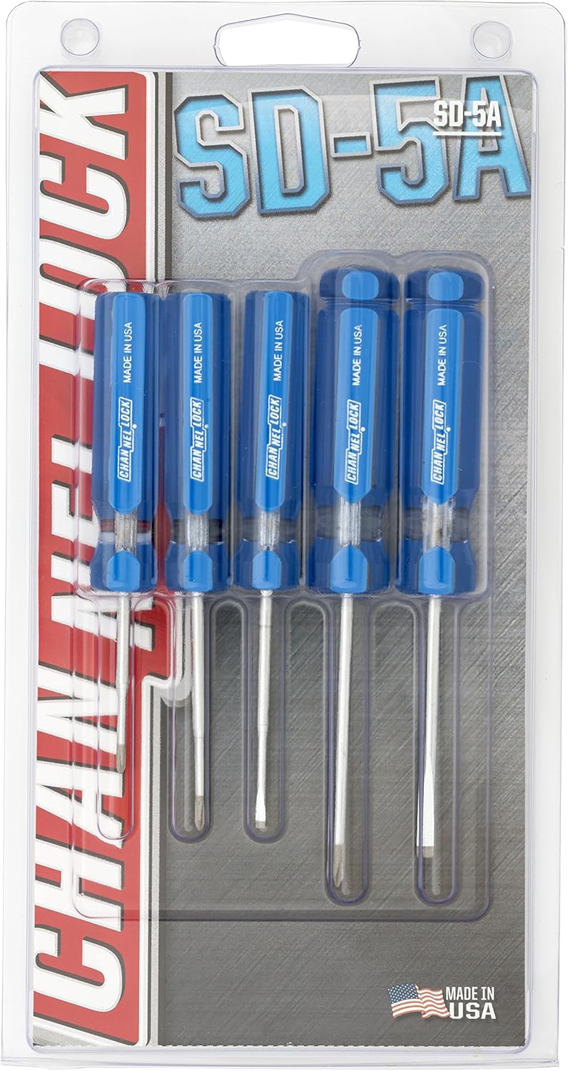 Channellock – Juego de destornilladores de precisión de 5 piezas (SD-5A)