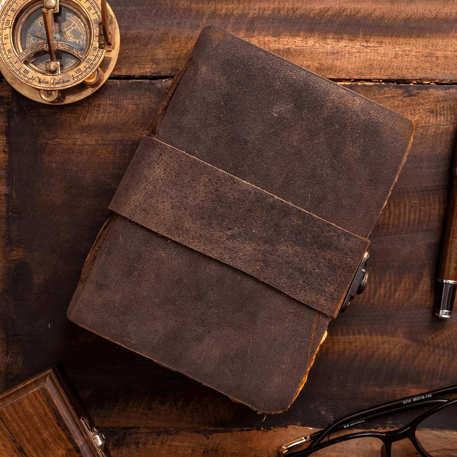 NomadCraftsCo. Diario de cinturón de bloqueo