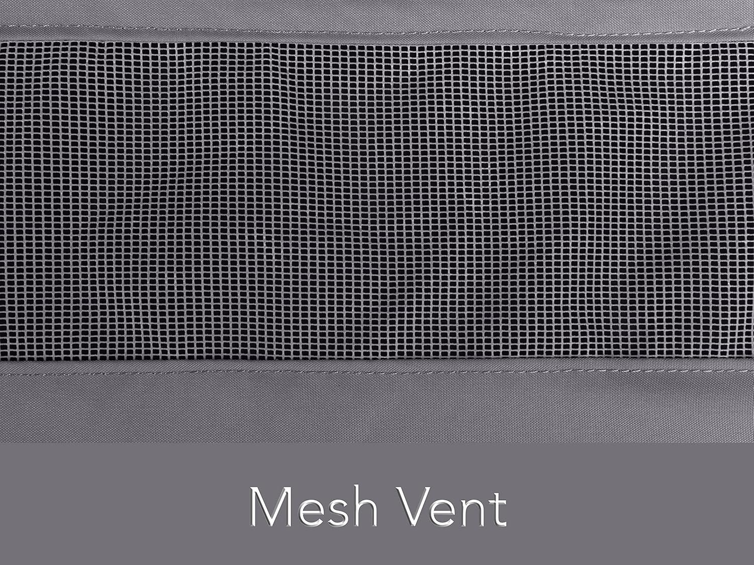 Covermates Funda para silla modular sin brazos para exteriores, poliéster resistente al agua, dobladillo con cordón, rejillas de ventilación, fundas