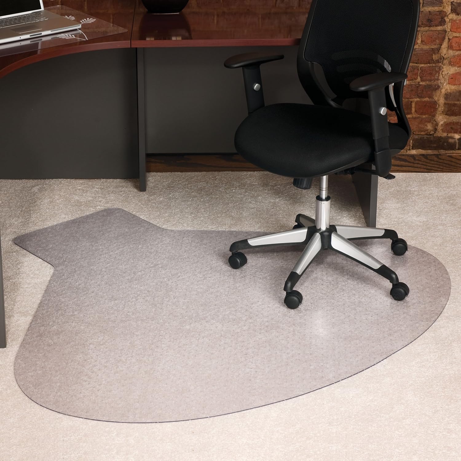 ES Robbins Alfombra de pelo mediano, 66 x 60 pulgadas, transparente