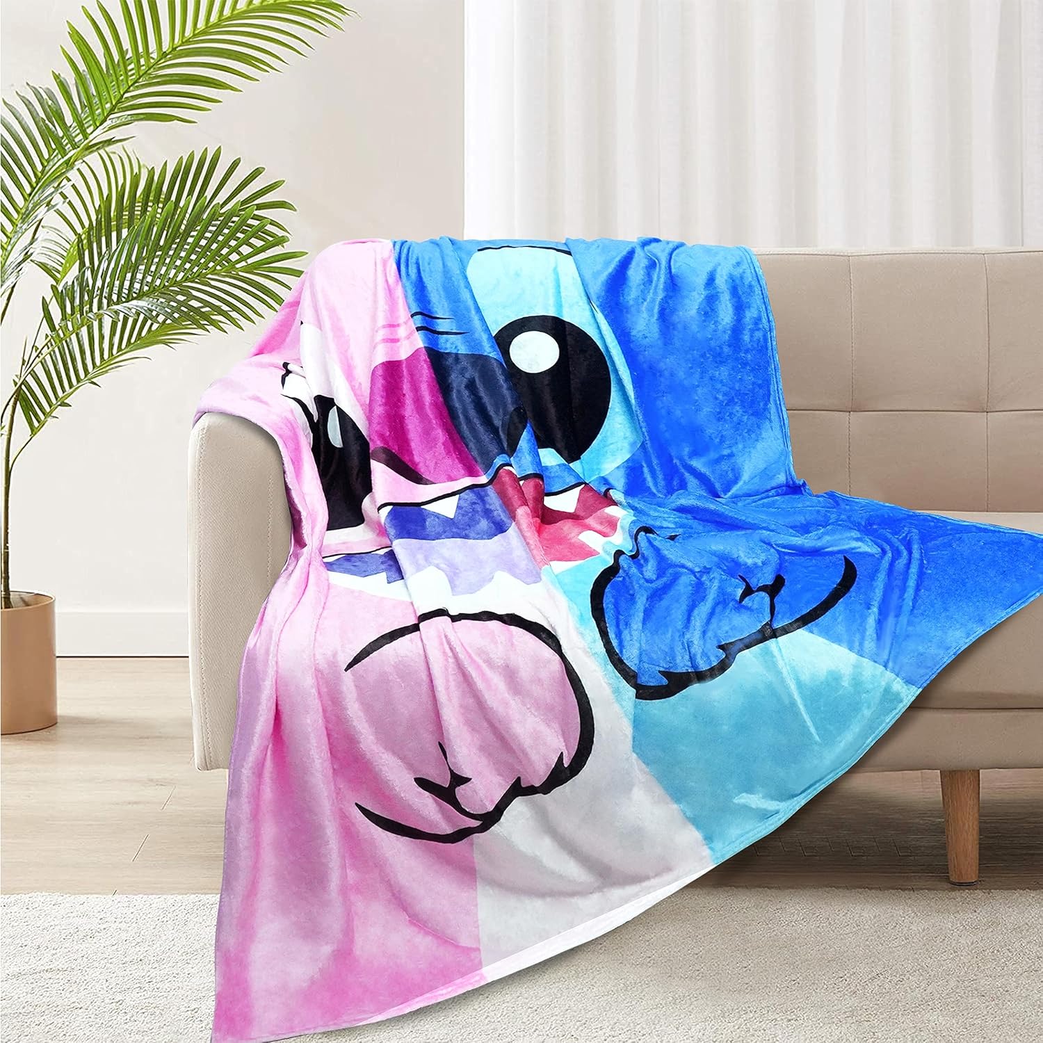 Manta para todas las estaciones, regalo de franela polar súper suave, cálida y acogedora para sofá, cama, sofá, manta de viaje, cumpleaños, 50 x 60