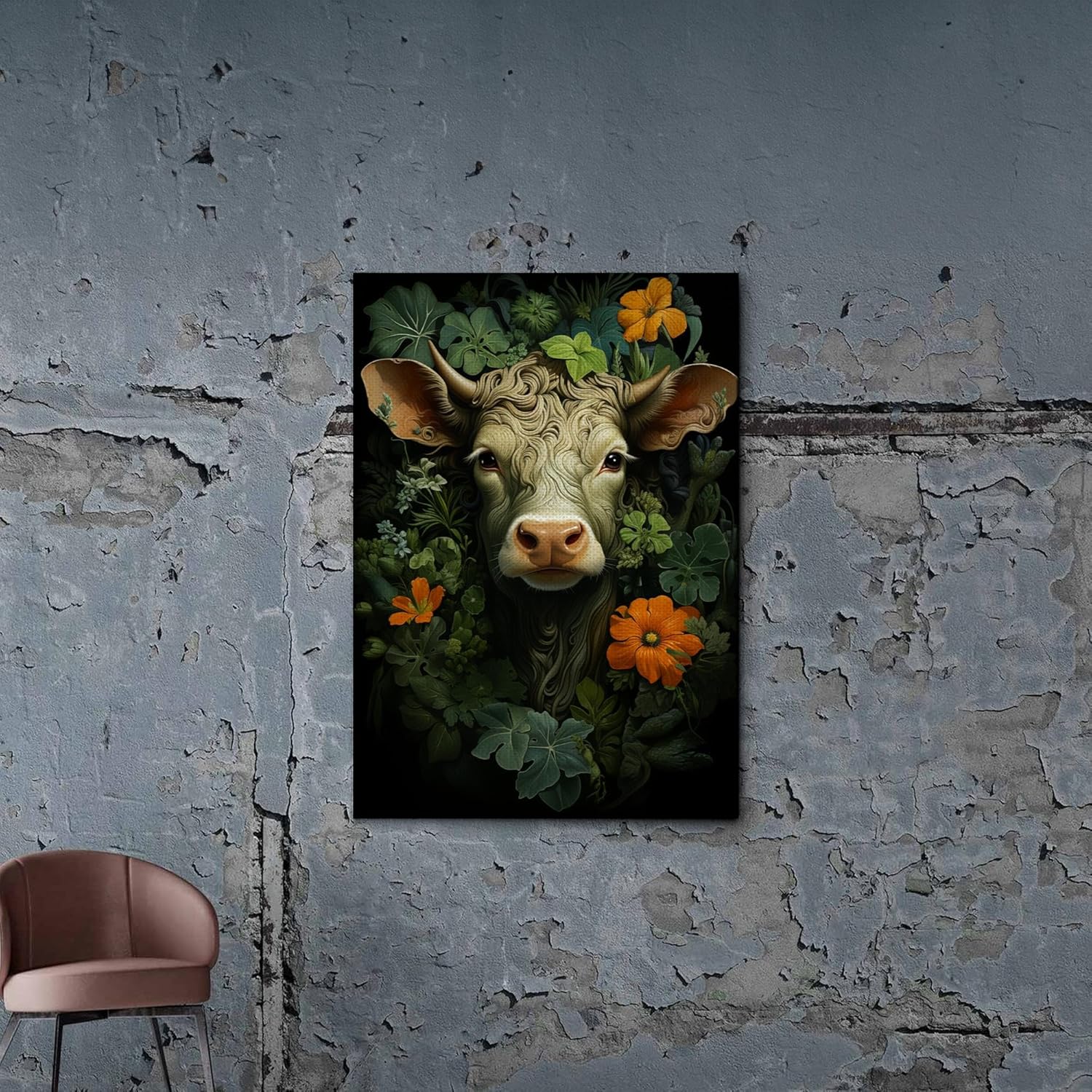 printable wall art, aesthetic room decor, fireplace mantel art, nursery wall decor