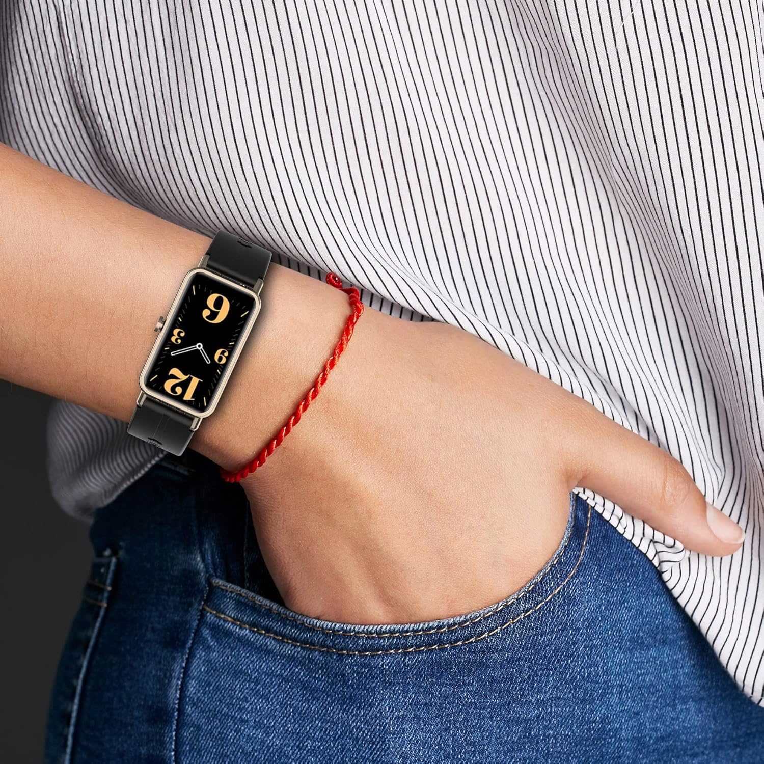 FitTurn Correa de reloj compatible con Huawei Watch Fit Mini, correa deportiva de silicona ajustable de repuesto para Huawei Watch Fit Mini Smart