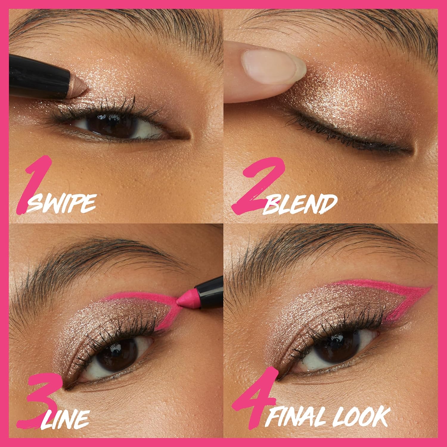 MAYBELLINE Color Tattoo Longwear Multi-Use Sombra de Ojos Stix, Maquillaje de Ojos, Estoy Determinado (Marrón Oscuro Mate)