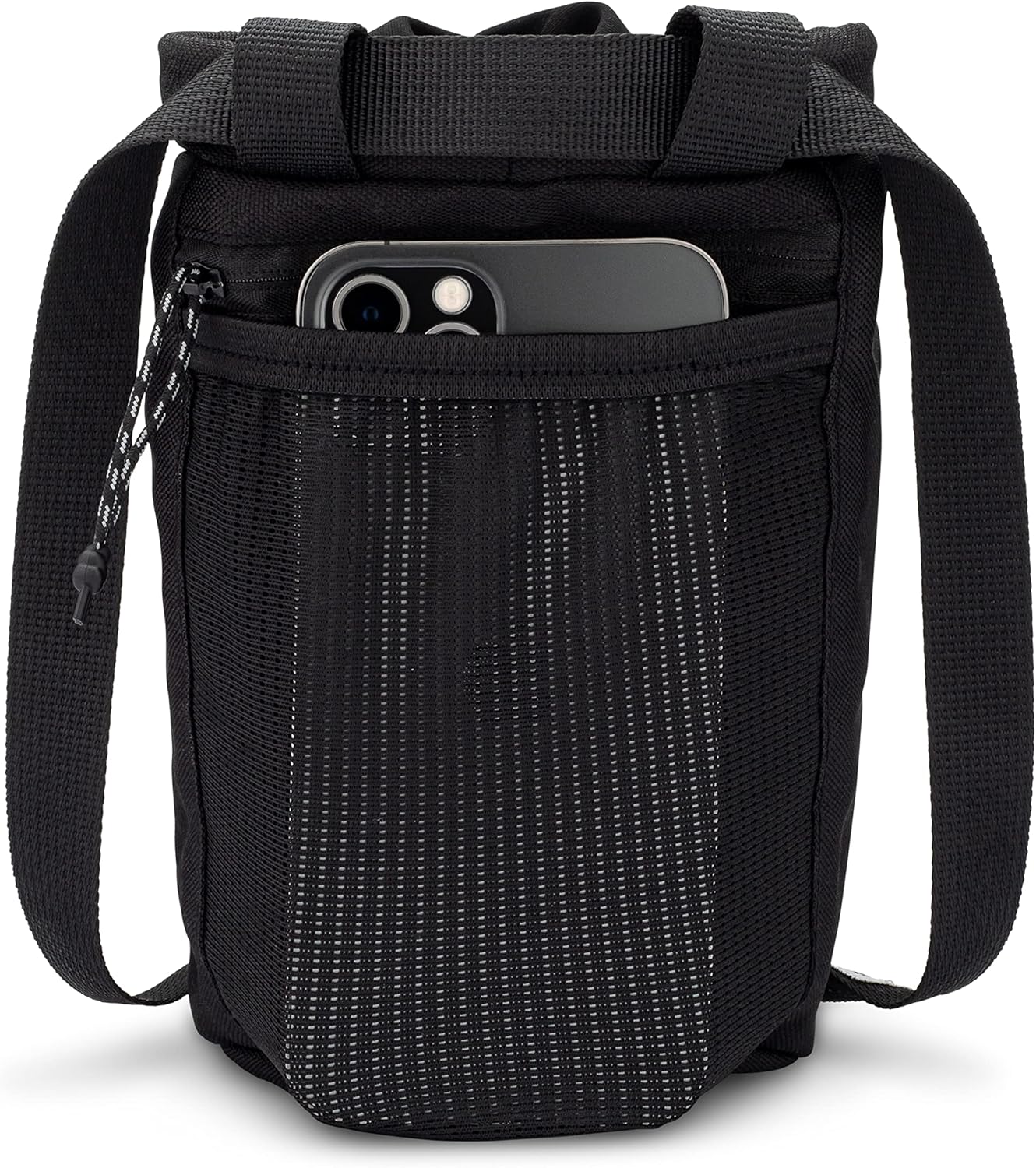 Oso Supply Co – Bolsa de tiza para escalada en roca, bolsa de tiza Bouldering con cinturón de clip rápido, bolsillos con cremallera y bolsa – Equipo