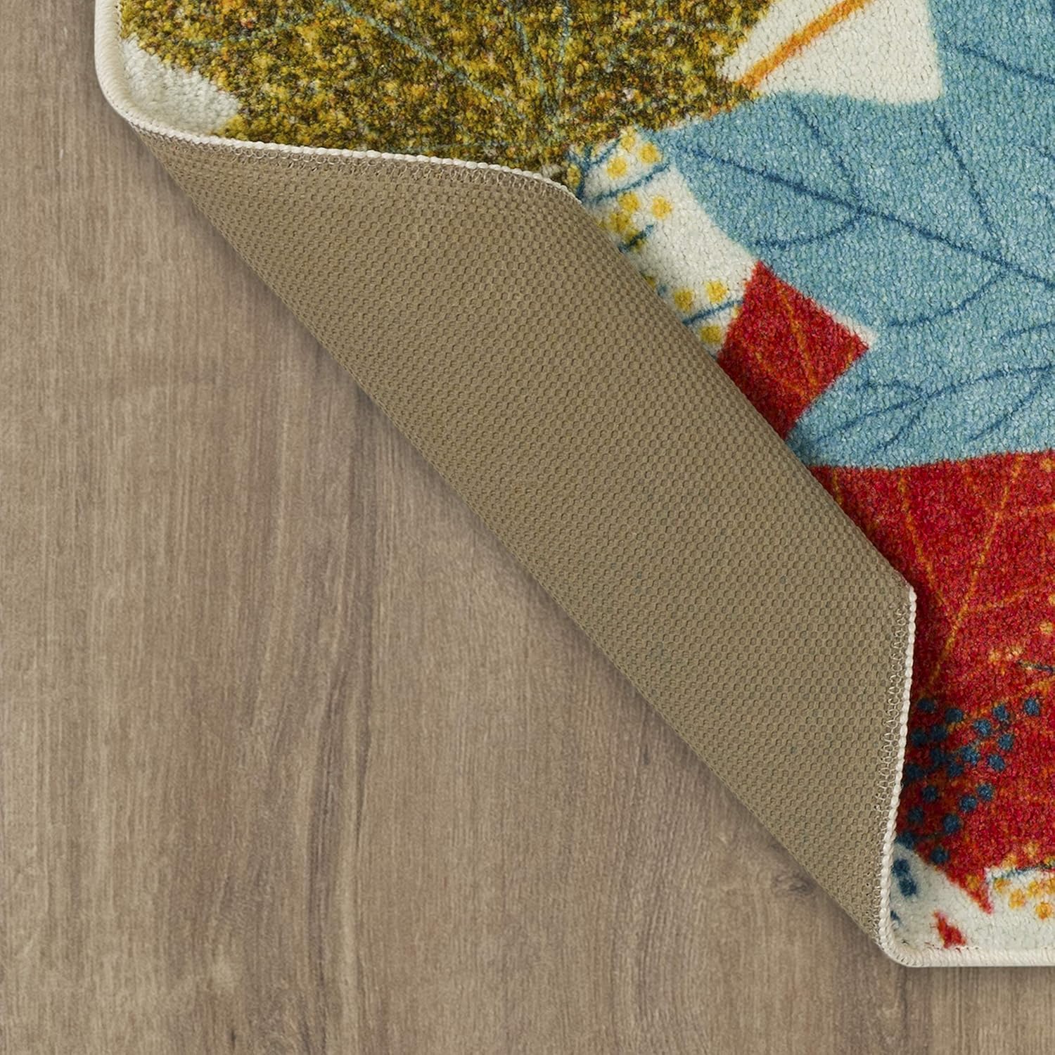 Mohawk Home Alfombra de cocina de cosecha, hojas multicolor (2′ 6″ x 4′ 2″)