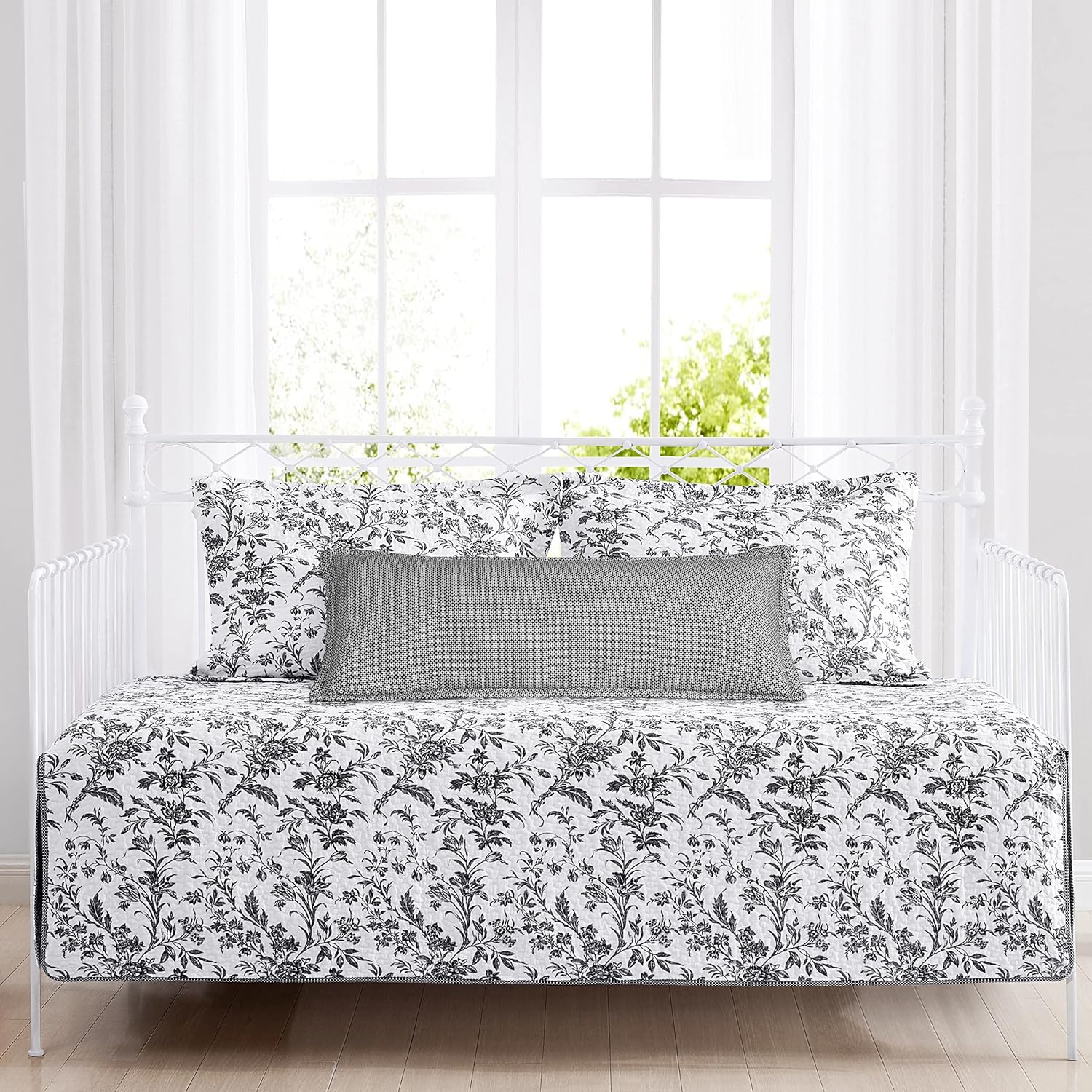 Laura Ashley Inicio – Juego de sofá cama, ropa de cama ligera con fundas de almohada y fundas de almohada a juego, decoración del hogar para todas