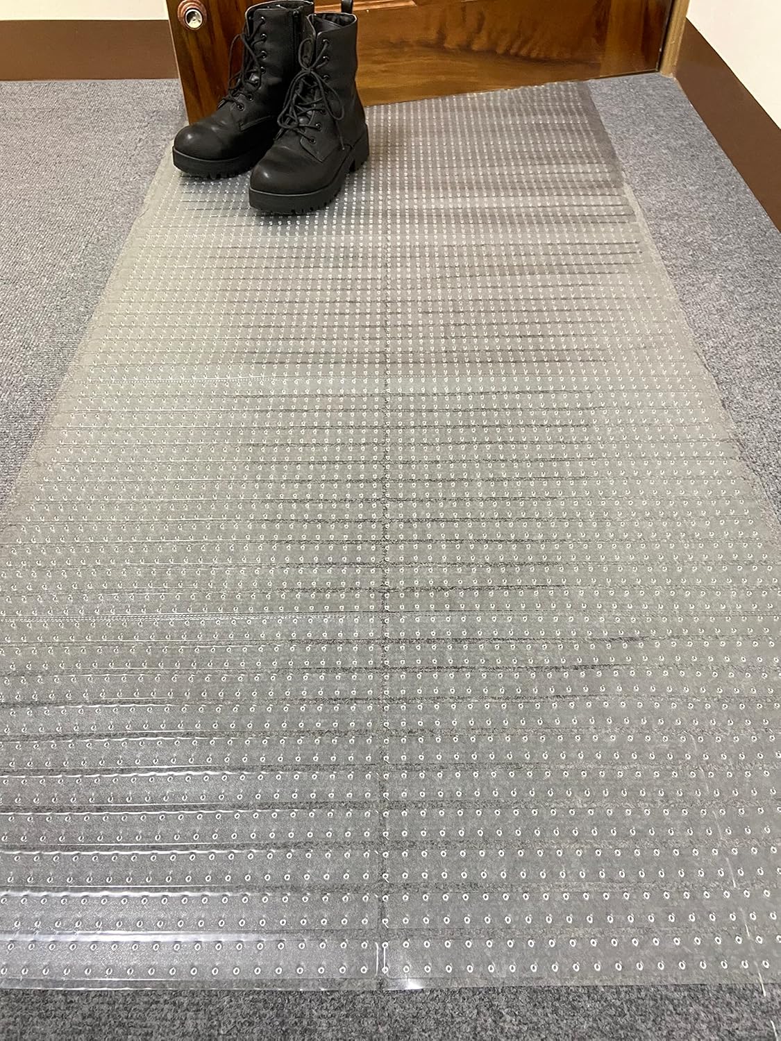 Sweet Home Stores Floor Protector Collection – Alfombra protectora para interiores, impermeable, antideslizante, con diseño transparente, para