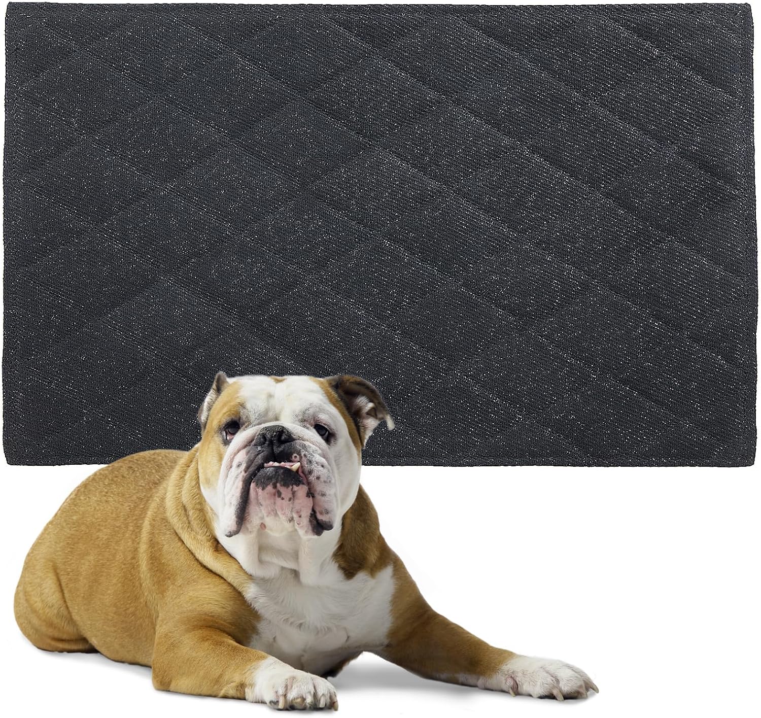 HOMBYS Alfombrilla para jaula de perro a prueba de mordidas, 18 x 29 pulgadas, almohadilla indestructible para masticadores agresivos, duradera y