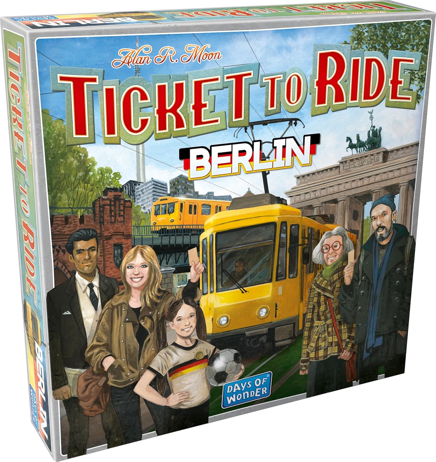 Ticket to Ride Berlin Juego de mesa  Juego de estrategia de construcción de rutas de tren  Divertido juego familiar para niños y adultos  A partir