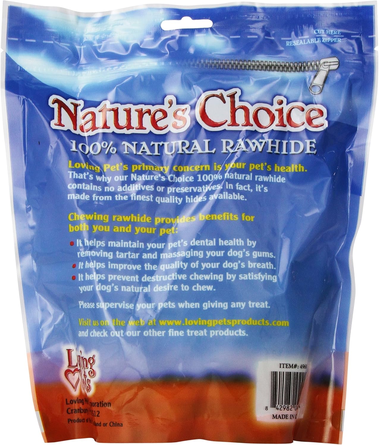 Loving Pets Nature’s Choice – Huesos de cuero crudo anudados blancos para perros, paquete de 12 huesos de 3-4 pulgadas (para perros de menos de 10