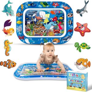 Alfombrilla de agua para bebés  16 nuevos diseños y colores  Gran idea de regalo para recién nacidos  3, 6 y 9 meses, desarrollo sensorial para Alfombrilla de agua para bebés  16 nuevos diseños y colores  Gran idea de regalo para recién nacidos  3, 6 y 9 meses, desarrollo sensorial para