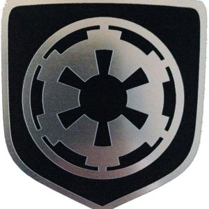 24Designs – Emblema frontal compatible con Star Wars Imperial, color negro, repuesto para Dodge Challenger 24Designs – Emblema frontal compatible con Star Wars Imperial, color negro, repuesto para Dodge Challenger
