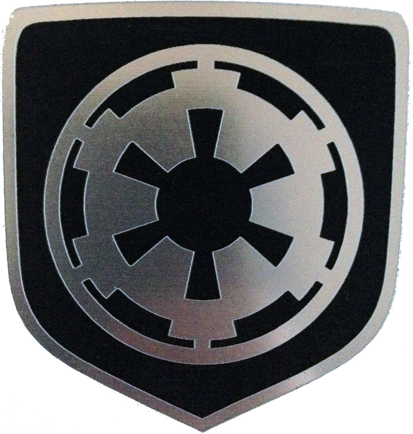 24Designs – Emblema frontal compatible con Star Wars Imperial, color negro, repuesto para Dodge Challenger