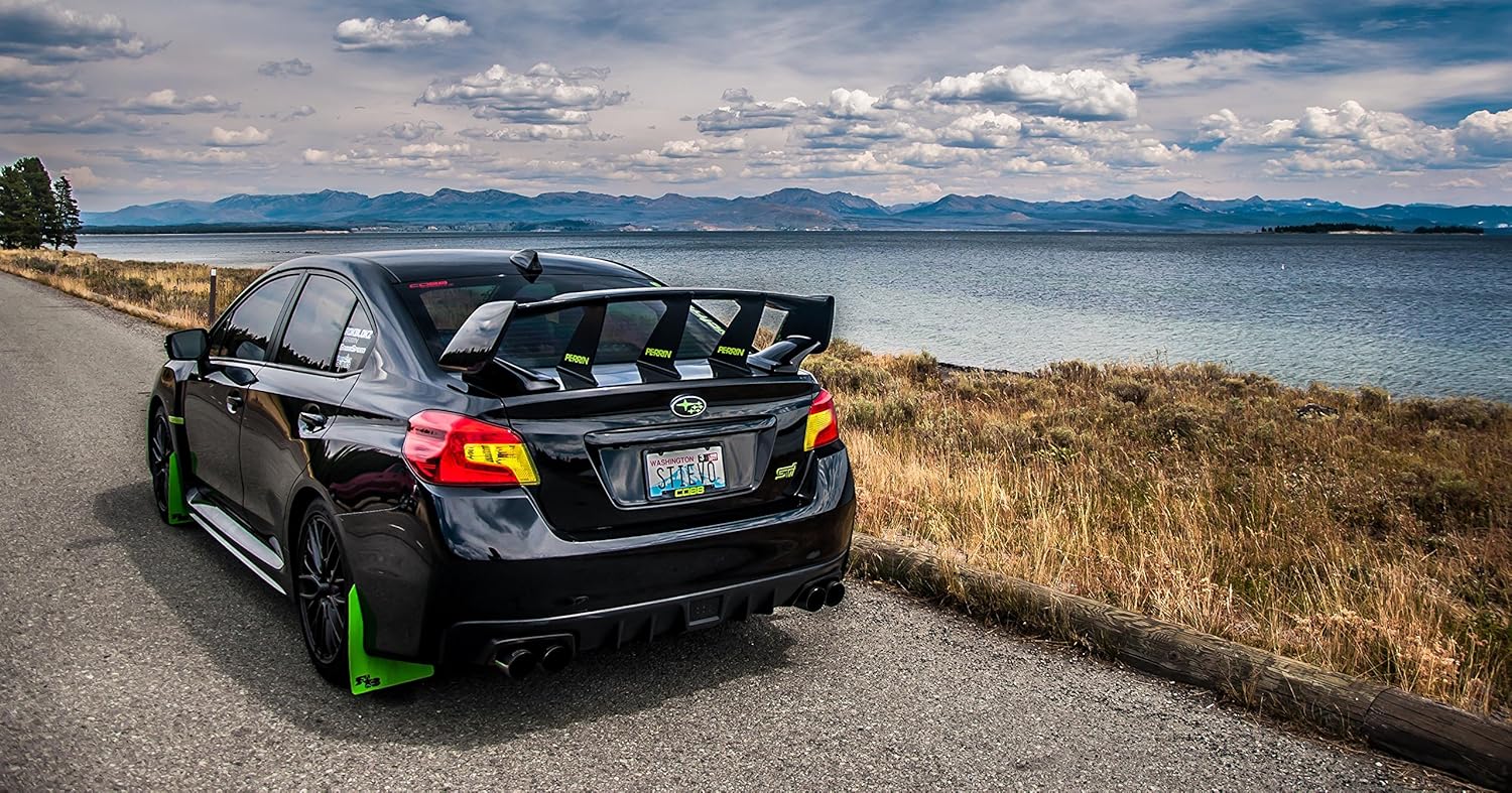 RokBlokz – Salpicaderas para Subaru WRX STI 2015 + – Varios colores disponibles – Incluye todas las herramientras para su instalación, Negro con