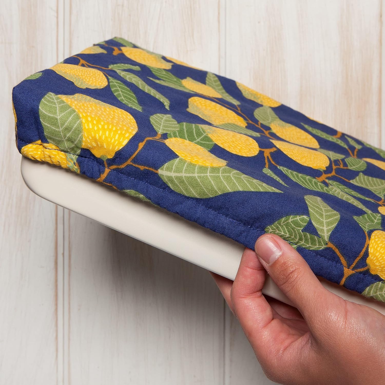 Now Designs Lemons Save It – Cubierta reutilizable de algodón para hornear para bandejas de 9 x 13 pulgadas