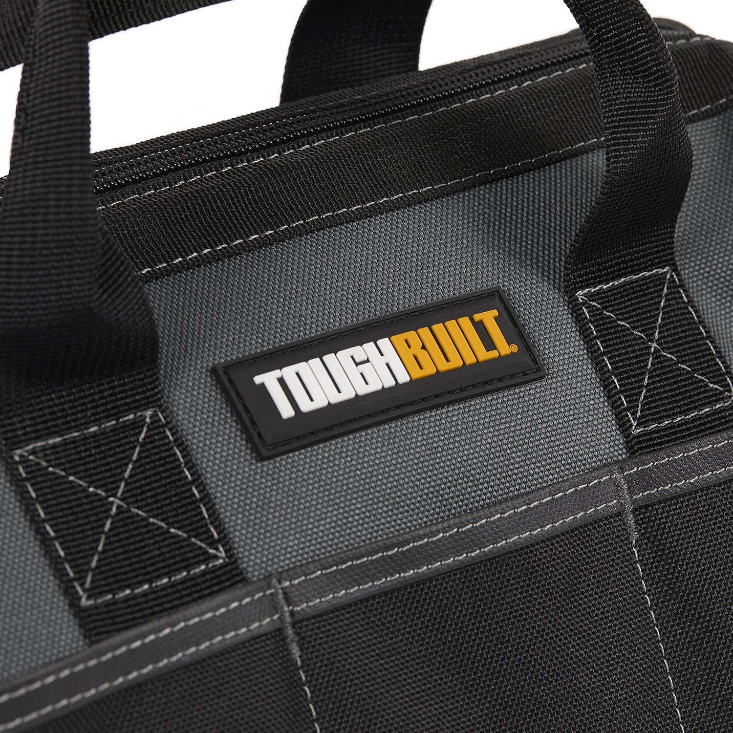 ToughBuilt – Bolsa de herramientas resistente de 12 pulgadas, construcción 900D, 3 bolsillos exteriores – (TB-77-12)