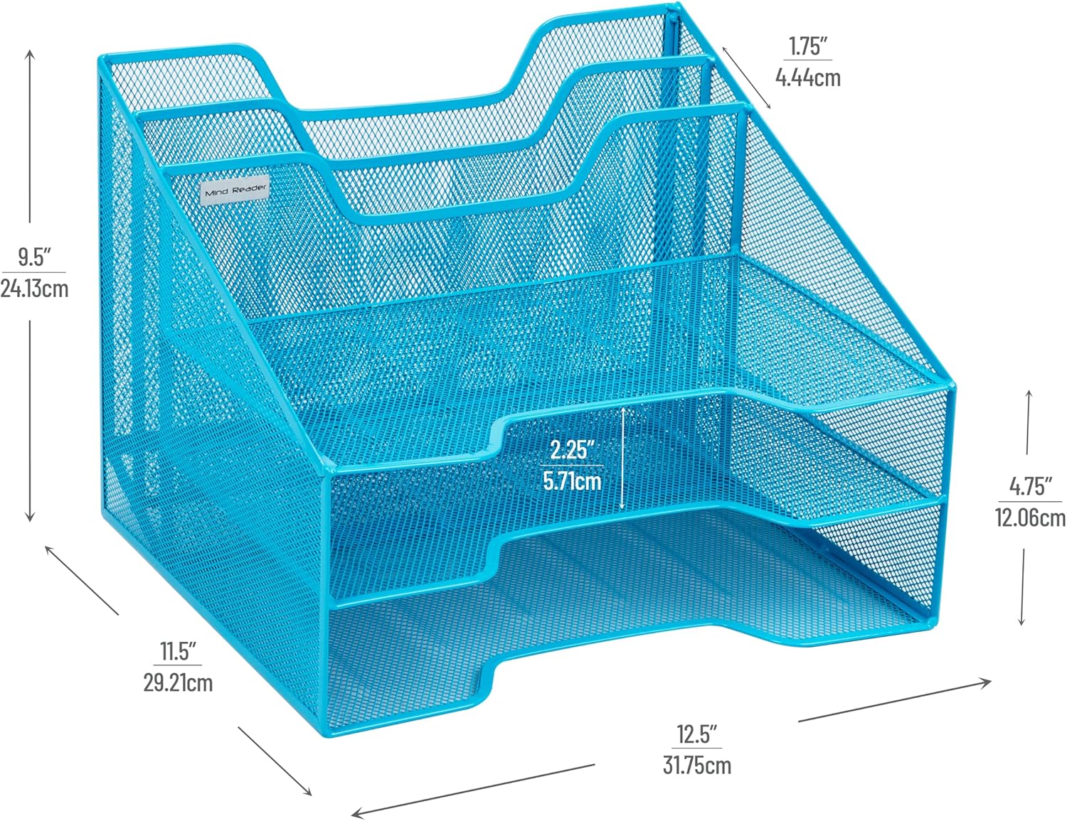 Mind Reader organizador de malla metálica para escritorio Colombia
