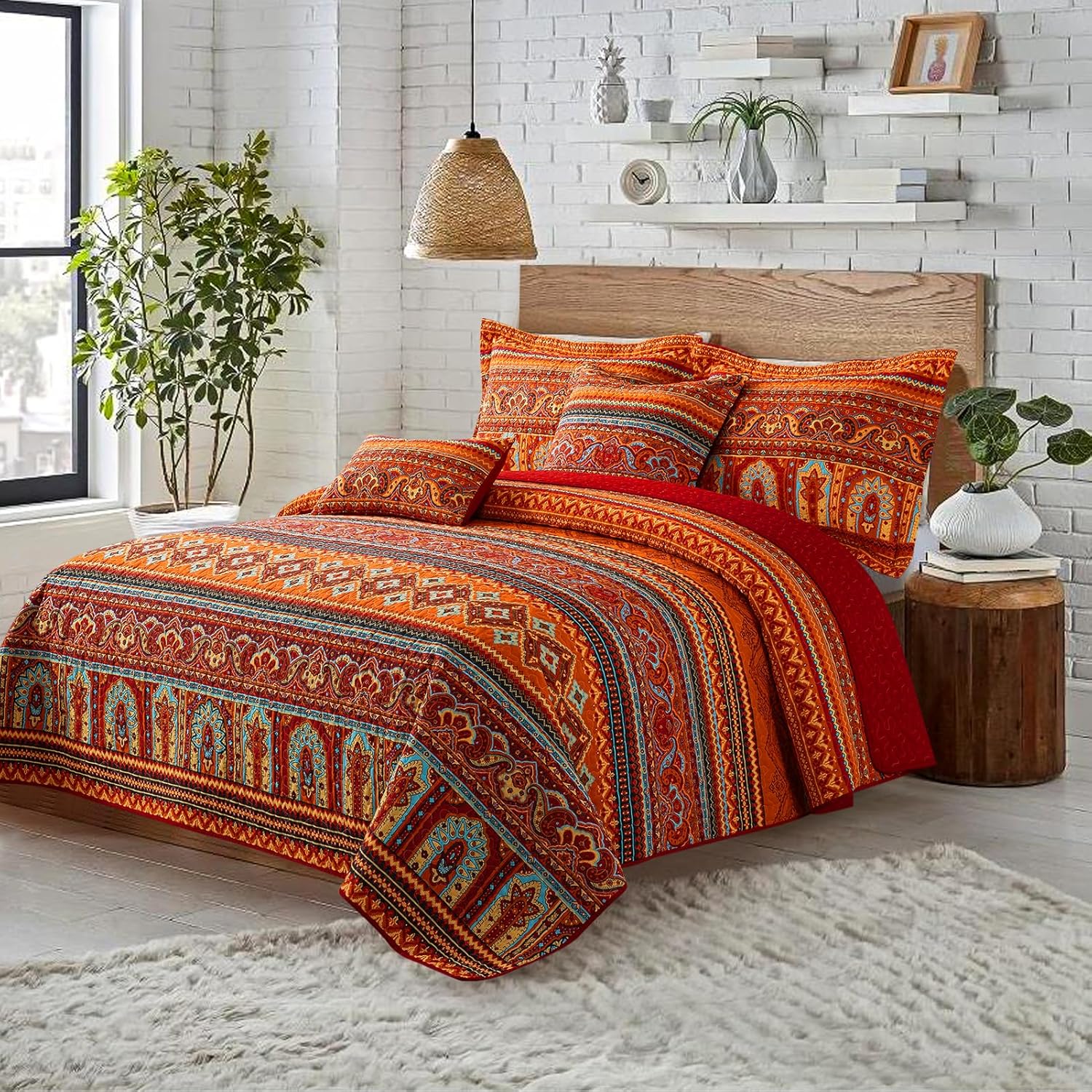 Bedifany 2 fundas de almohada de algodón, decorativas, neutrales, bohemias, para sofá, dormitorio, sala de estar, decoración del hogar al aire