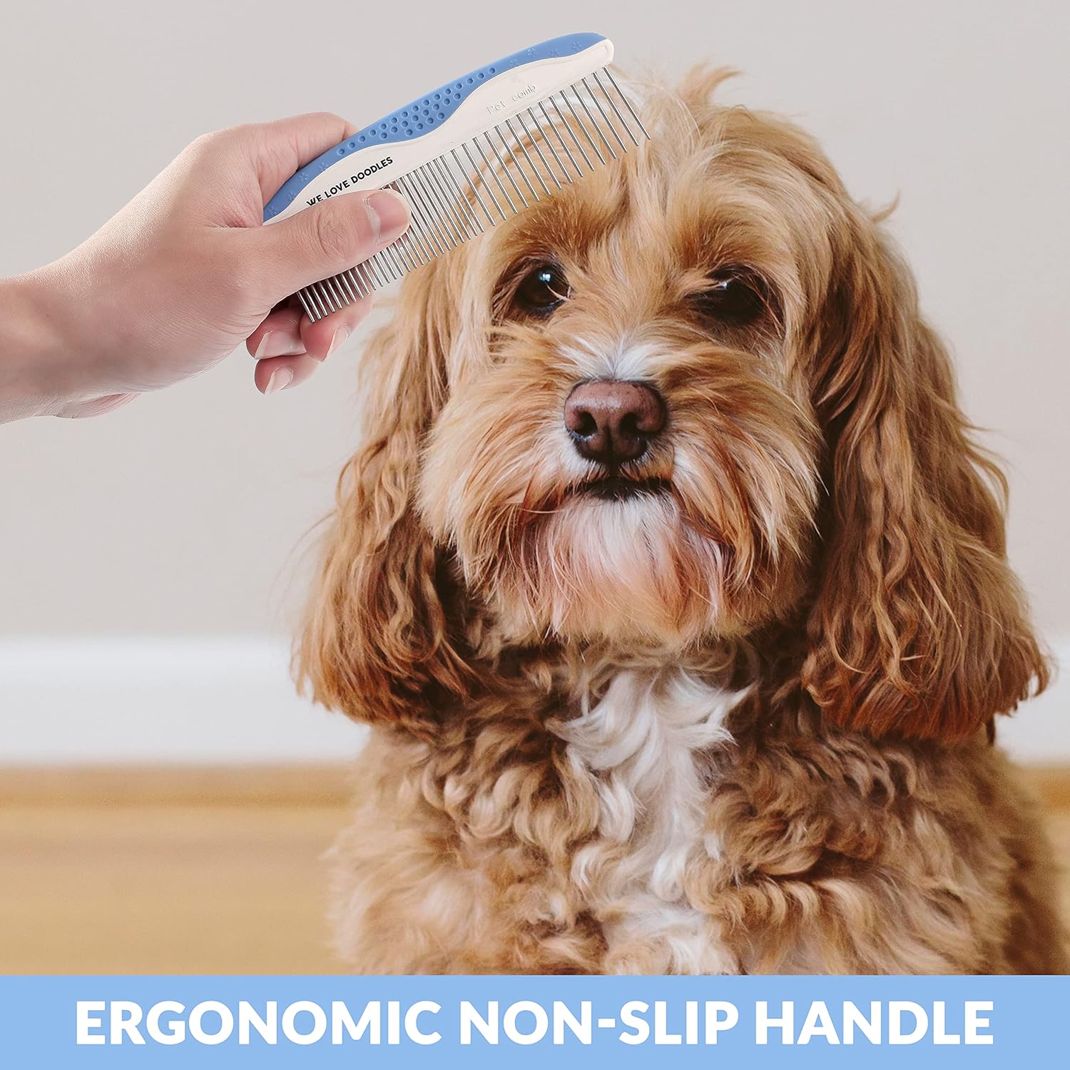 Peine de metal para el aseo de perros  Elimina enredos y tapetes  Peines desenmascarantes para mascotas  Desenredante para cabello enmarañado  El