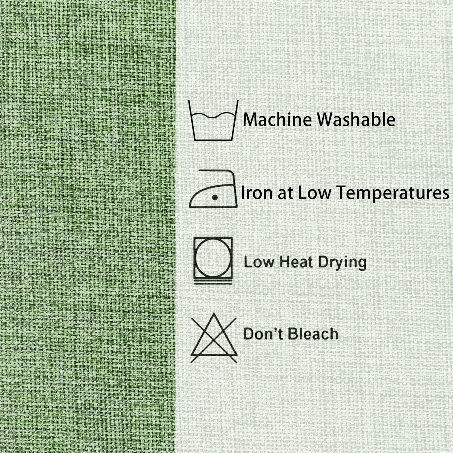 Hiasan Mantel rectangular de lino sintético, resistente a las arrugas y a las manchas, mantel lavable para cocina, comedor, mantel de vacaciones